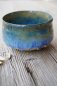 Preview: Handgetöpferte Matchaschale / Matcha Bowl – Keramik Chawan in Blau - Türkis – Handmade Pottery